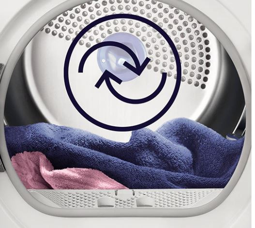 Máy sấy thông hơi Electrolux 8.5kg EDS854N3SB ứng dụng công nghệ sấy đảo chiều giảm nhăn tới 32%