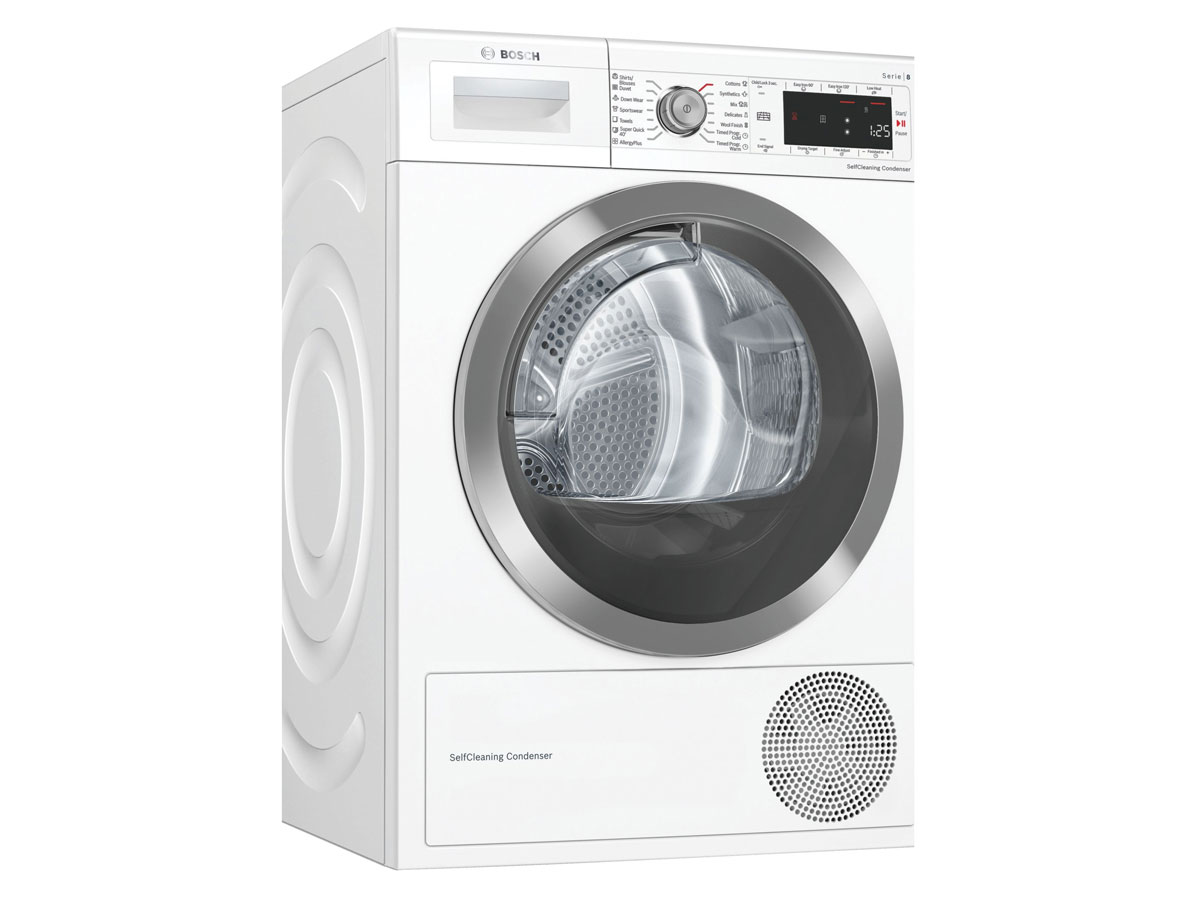 Máy sấy quần áo bơm nhiệt 9kg Bosch WTW87561SG