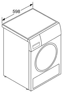 Máy sấy quần áo bơm nhiệt Bosch WTH83008SG 8kg