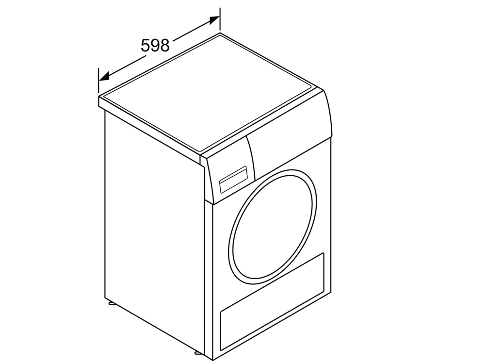 Máy sấy quần áo bơm nhiệt Bosch WTH83008SG 8kg