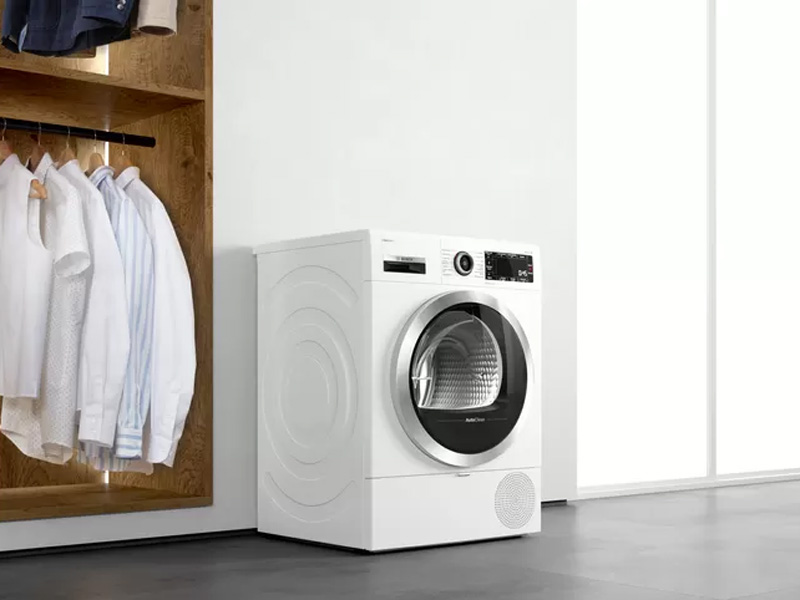 Máy sấy quần áo bơm nhiệt 8kg Bosch WTR85V00SG Đa dạng chế độ sấy