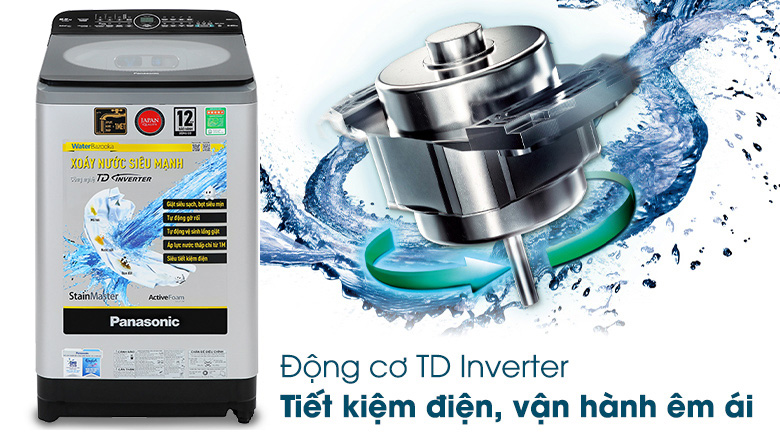 Công nghệ TD Inverter tiết kiệm điện năng trên máy giặt Panasonic NA-FD95X1LRV