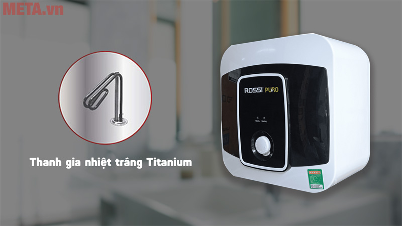 Bình nóng lạnh vuông Rossi Puro Pro 20SQ 20 lít