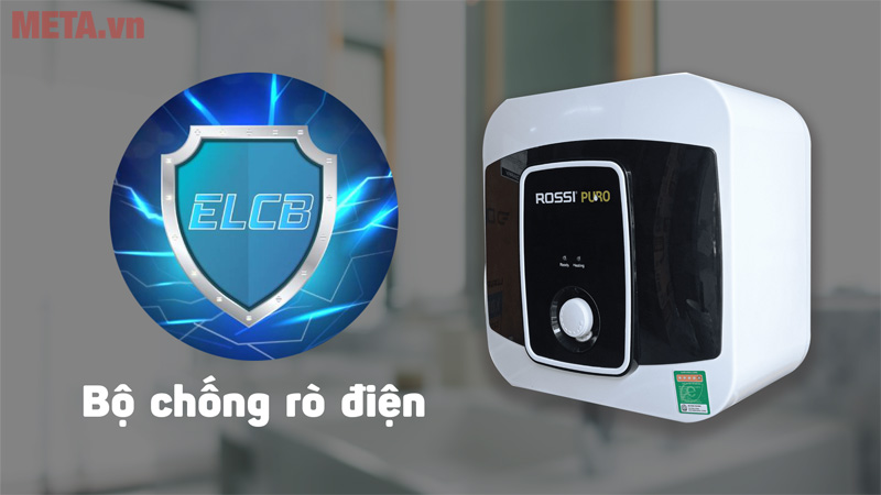 Bình nóng lạnh vuông Rossi Puro Pro 20SQ 20 lít