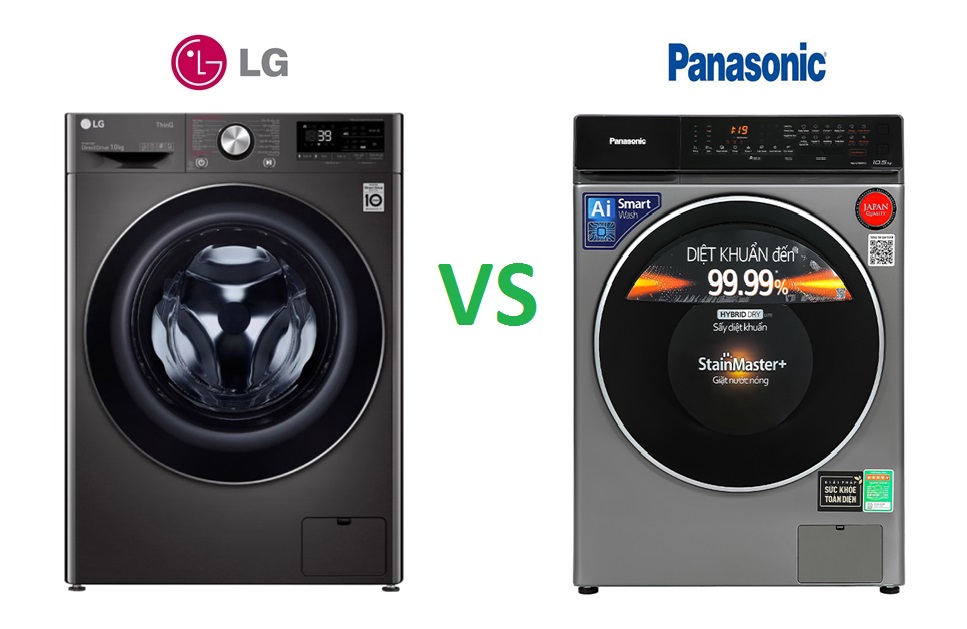 So sánh máy giặt LG và Panasonic: Nên mua loại nào?