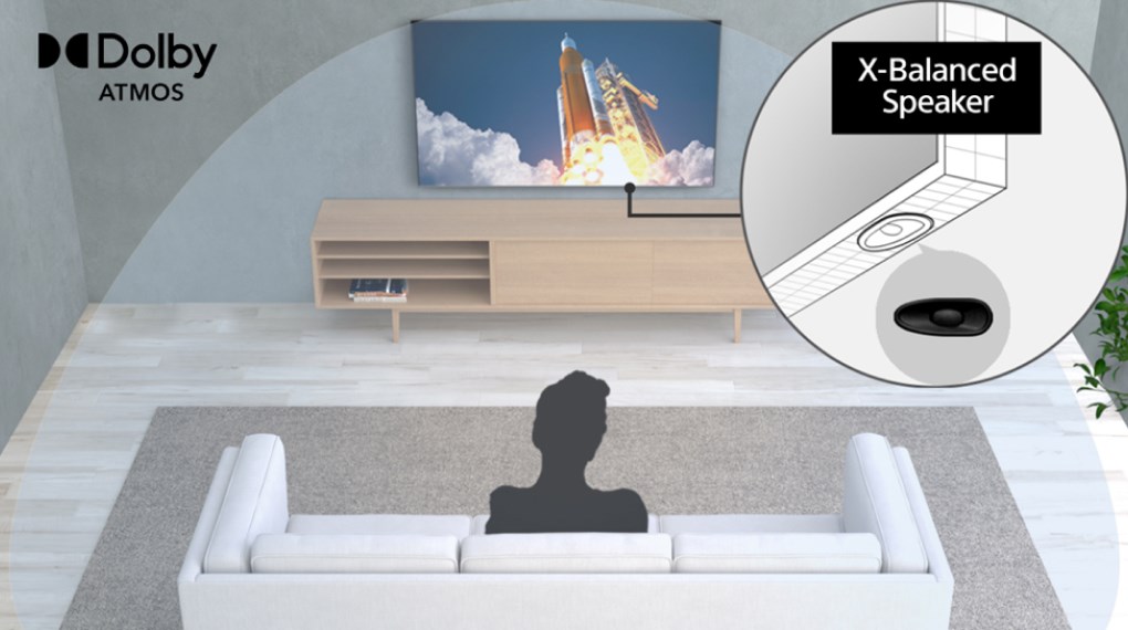 Công nghệ loa cân bằng X-Balanced Speaker kết hợp Dolby Atmos