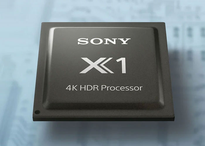 Bộ xử lý 4K HDR Processor X1 giảm mờ nhòe cho khung hình