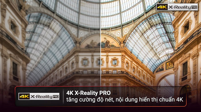 Công nghệ nâng cấp hình ảnh 4K X-Reality Pro
