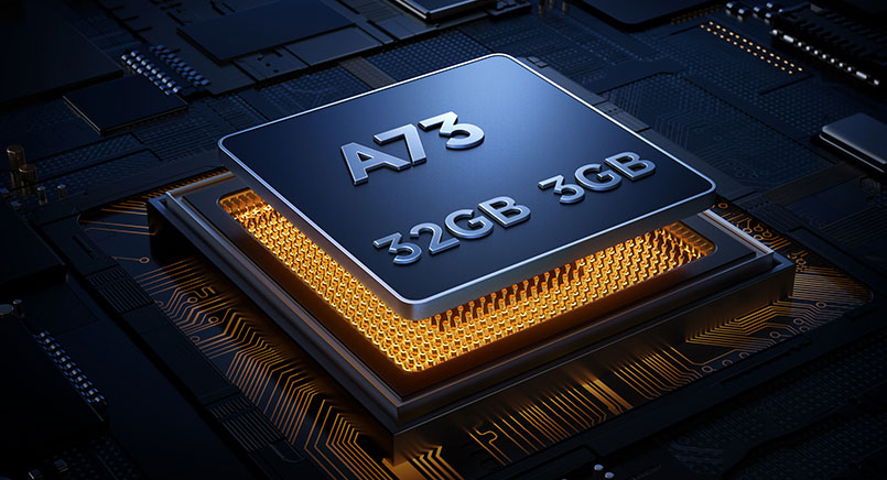 Tivi dùng bộ xử lý A73 Google Tivi Xiaomi QLED 4K L100MA-MAXEA