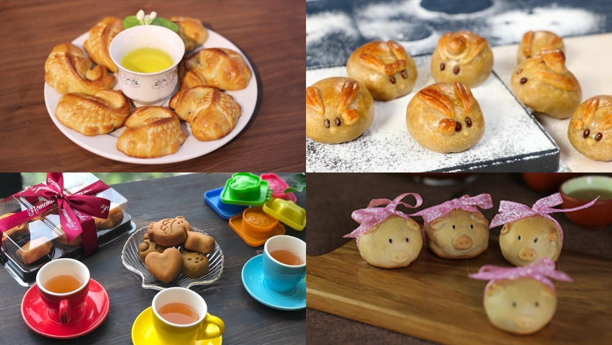 cách làm bánh trung thu hình thú cưng