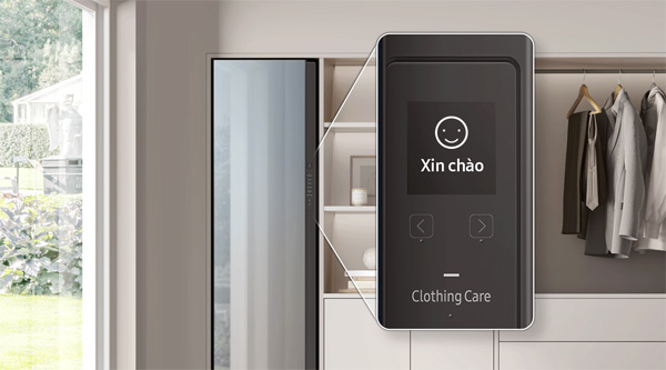 Bảng điều khiển thông minh Tủ chăm sóc áo quần Samsung DF60A8500EG/SV