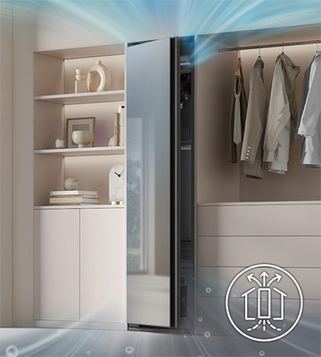 Chế độ hút ẩm phòng, bảo vệ quần áo Tủ chăm sóc áo quần Samsung DF60A8500EG/SV