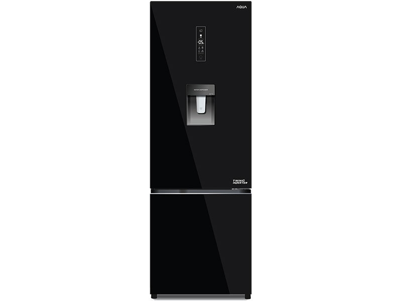 Tủ lạnh 2 cánh Aqua AQR-B379MA (WGB) 324 lít có ngăn đá dưới, ngăn mát trên