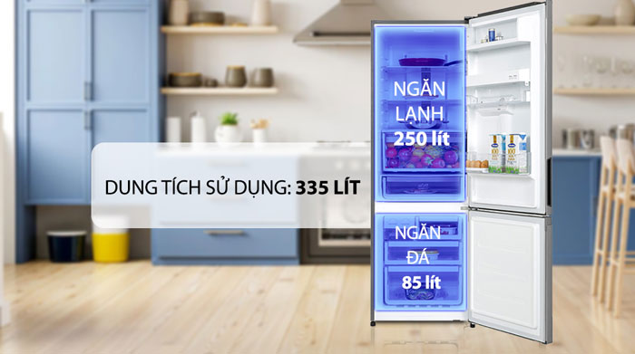 tủ lạnh Electrolux EBB3742K-A có dung tích 335 lít tủ lạnh Electrolux EBB3742K-A có dung tích 335 lít