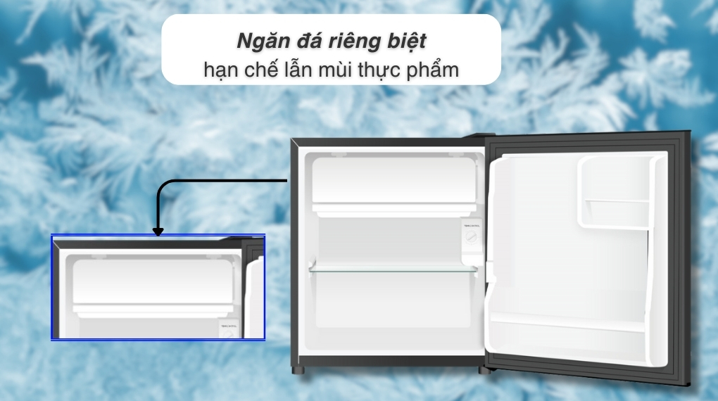Tủ lạnh Aqua 50 lít AQR-D60FA(BS)