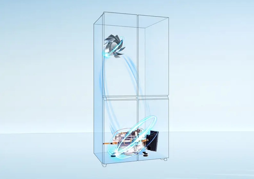 Tủ lạnh Aqua 4 cửa AQR-M532XA(CBC) có khả năng tiết kiệm điện vượt trội