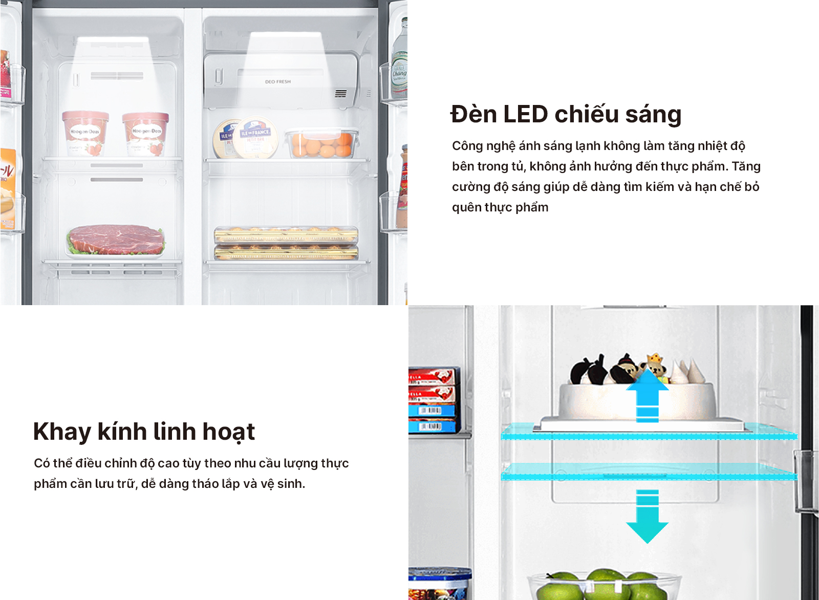 Tủ lạnh Aqua Inverter 490 lít AQR-S552XA(CBC)