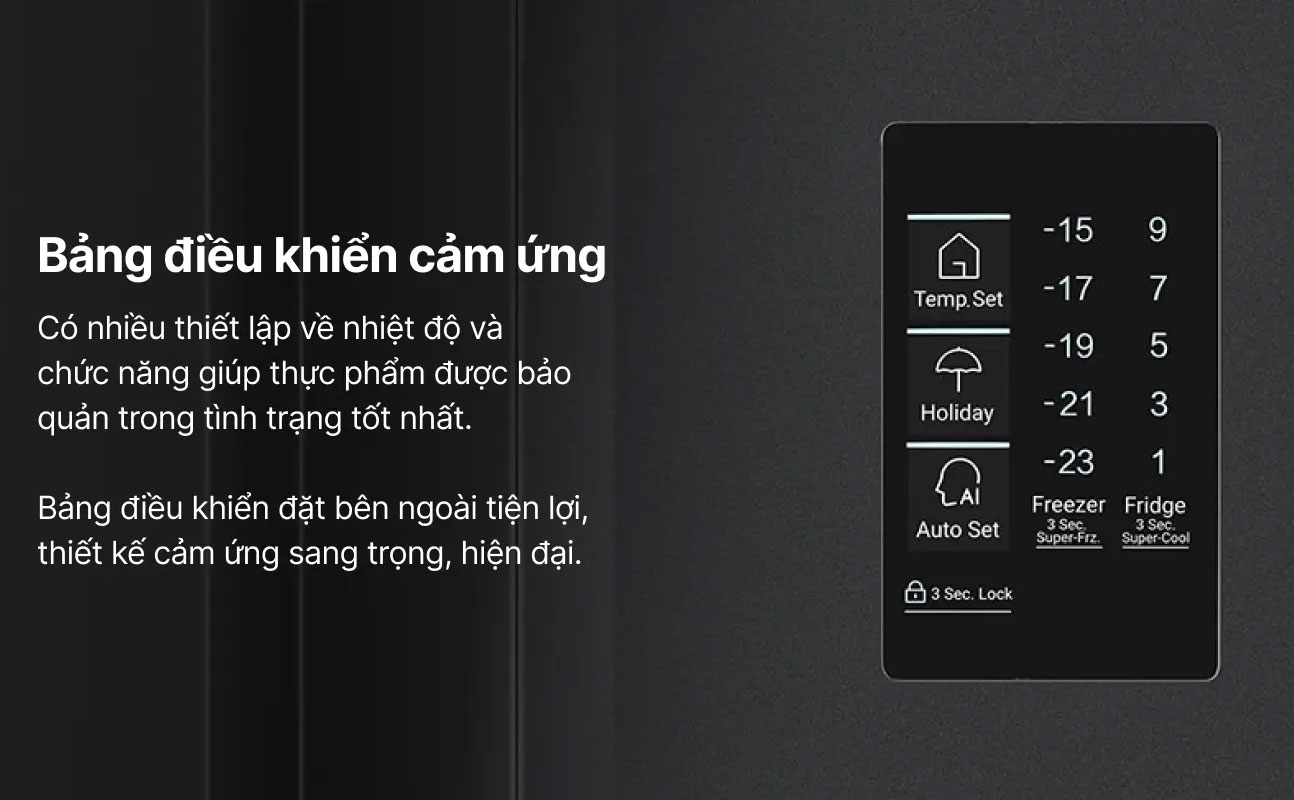 Tủ lạnh Aqua Inverter 524 lít AQR-SW541XA(FB) màu đen