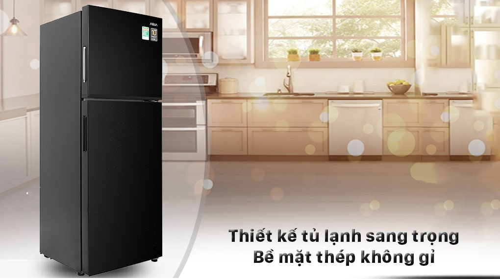 Tủ lạnh QUA Inverter 211 lít AQR-T238FA (FB) sở hữu thiết kế sang trọng, tiện dụng Tủ lạnh Aqua Inverter 211 lít AQR-T238FA (FB) sở hữu thiết kế sang trọng, tiện dụng