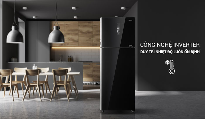 Tủ lạnh AQR-T329MA cũng sở hữu công nghệ Inverter Tủ lạnh Aqua Inverter 291 lít AQR-T329MA(GB) cũng sở hữu công nghệ Inverter
