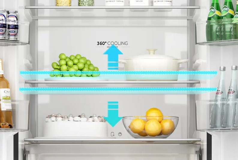 Tủ lạnh Aqua Inverter 410 lít AQR-M466XA(CBC) sử dụng kệ kính cường lực bền bỉ Tủ lạnh Aqua Inverter 410 lít AQR-M466XA(CBC) sử dụng kệ kính cường lực bền bỉ