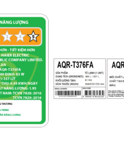 Tủ lạnh Aqua Inverter 357 lít AQR-T376FA(FB)