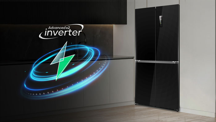 tủ lạnh RM-430VDM Casper được tích hợp công nghệ Advanced Inverter tủ lạnh RM-430VDM Casper được tích hợp công nghệ Advanced Inverter