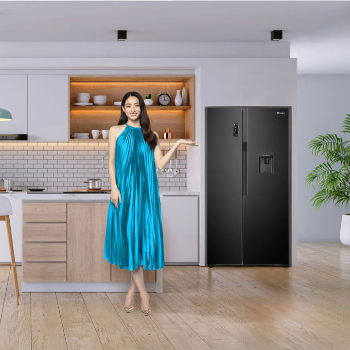 Tủ lạnh Casper Side by Side RS-575VBW với dung tích lớn Tủ lạnh Casper Side by Side RS-575VBW với dung tích lớn