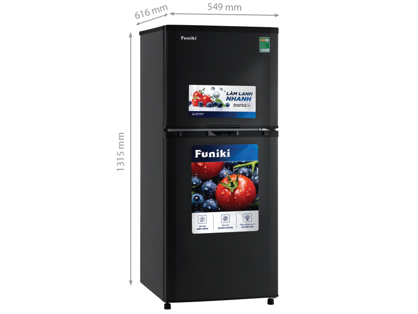 Tủ lạnh Funiki 185 lít HR T6185TDG