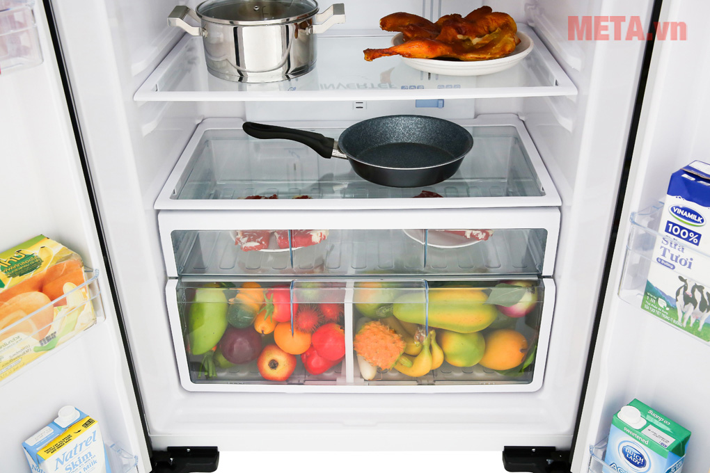 Tủ lạnh Hitachi inverter R-FW650PGV8(GBK) 509 lít