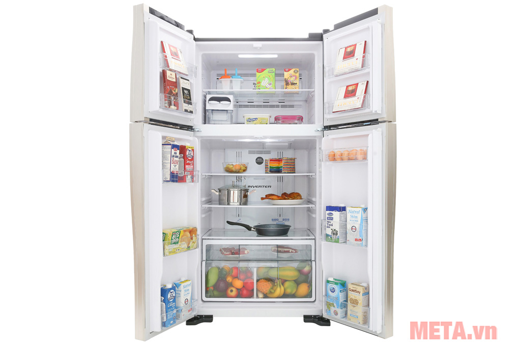 Tủ lạnh Hitachi inverter R-FW650PGV8(GBK) 509 lít