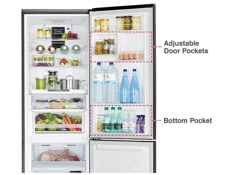 Tủ lạnh Hitachi Inverter 330 lít R-B410PGV6(SLS)