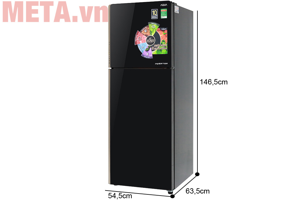 Tủ lạnh inverter Aqua AQR-IG248EN (GB) 235 lít