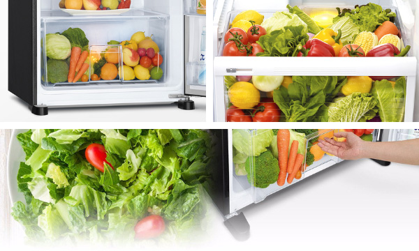 Ngăn rau củ bảo quản tươi lâu hơn