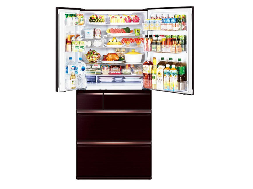 Tủ lạnh có ngăn đông dưới Tủ lạnh Mitsubishi Electric Inverter MR-WX70C-BR-V - 694 lít