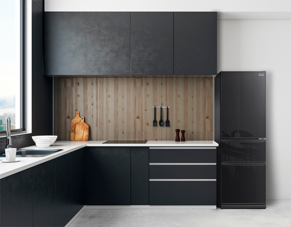 Tủ lạnh Mitsubishi inverter 330 Lít MR-CGX41EN-GBK-V (Màu đen)