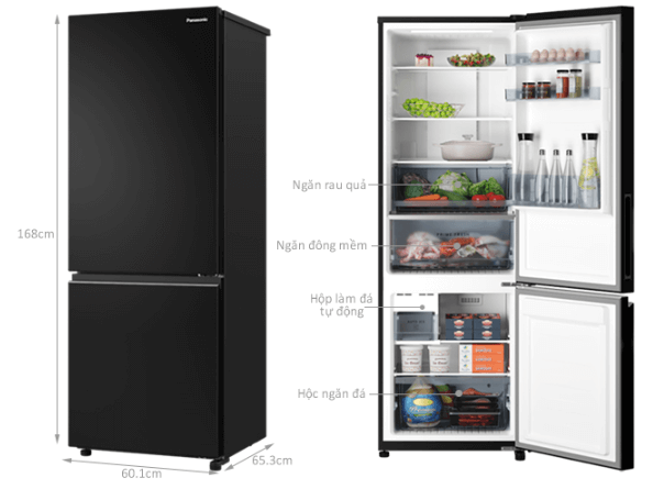 Tủ lạnh Panasonic Inverter 300 lít NR-BV331CPKV