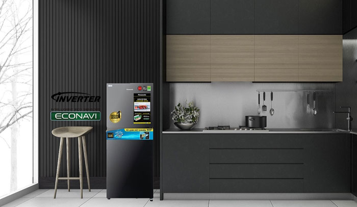 Tủ lạnh Panasonic Inverter 306L NR-TV341VGMV có thiết kế hiện đại