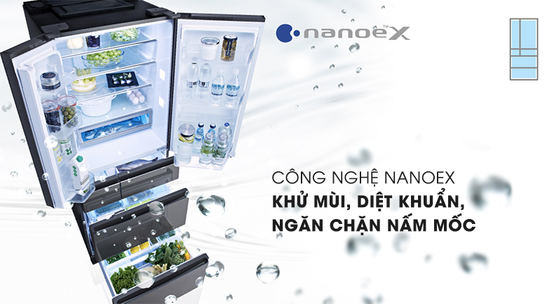 Công nghệ NanoeX diệt khuẩn hiệu quả