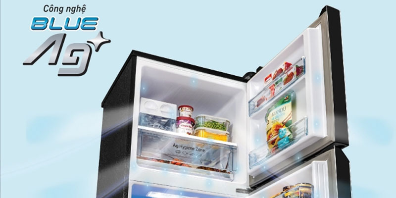 Tủ lạnh Inverter có tính năng khử mùi, diệt khuẩn Tủ lạnh Panasonic Inverter 326 lít NR-TL351BPKV