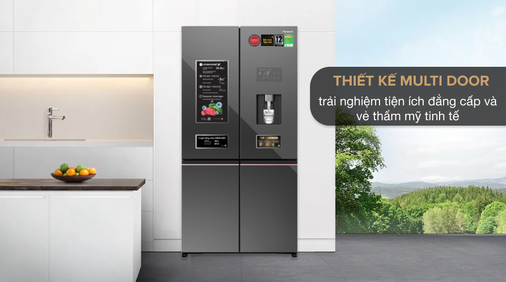 Tủ lạnh Panasonic Inverter 621 lít NR-XY680YMMV