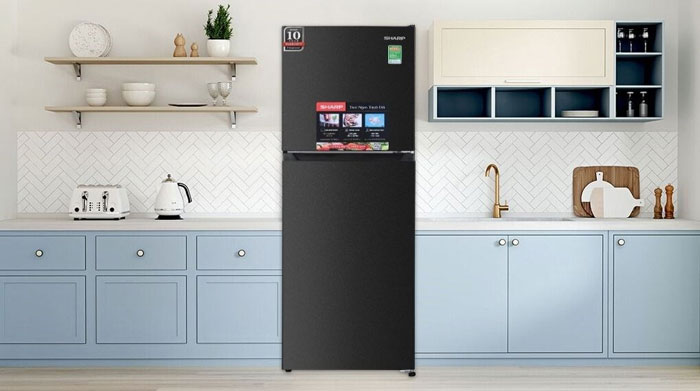 Sharp SJ-X215V-DG sở hữu thiết kế hiện đại