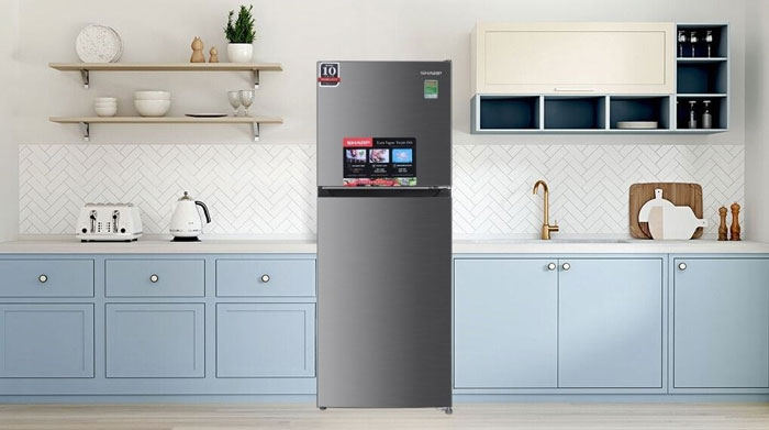 Sharp SJ X215V SL có thiết kế hiện đại sang trọng