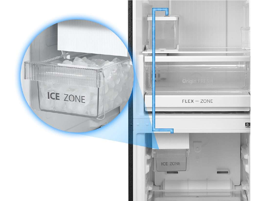 GR-RB405WEA-PMV(06)-MG trang bị hệ thống làm đá tự động GR-RB405WEA-PMV(06)-MG trang bị hệ thống làm đá tự động