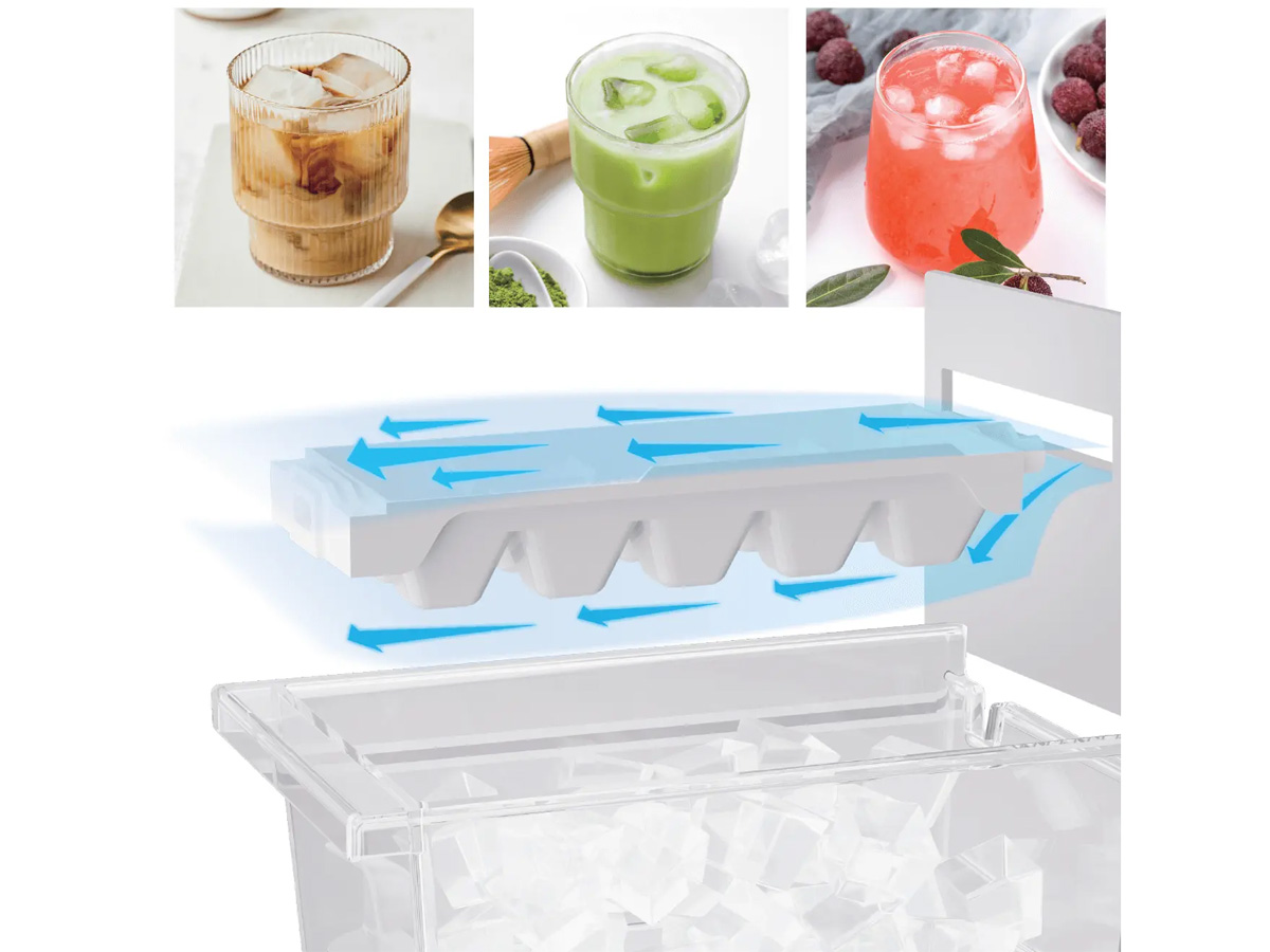 Tủ lạnh Toshiba GR-RF690WI-PGV(67) có tính năng làm đá tự động Tủ lạnh Toshiba GR-RF690WI-PGV(67) có tính năng làm đá tự động