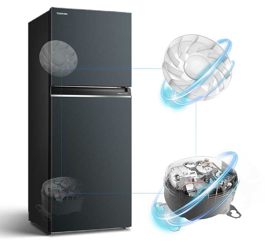 Tủ lạnh 2 cánh GR RT468WE PMV58 MM được áp dụng công nghệ Inverter giúp tiết kiệm điện