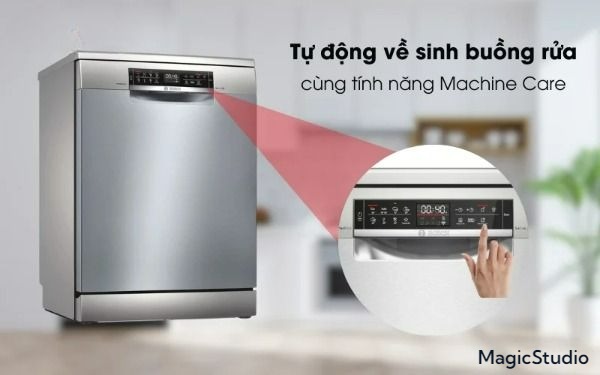 Chế độ vệ sinh (Machine Care) máy rửa bát