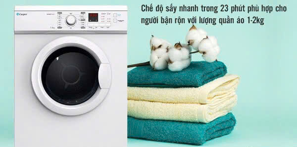 Chế độ sấy nhanh 23 phút