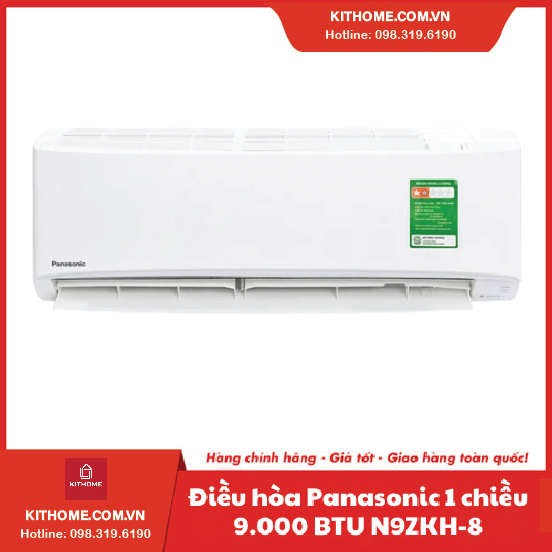 Điều hòa Panasonic 1 chiều 9.000BTU N9ZKH-8
