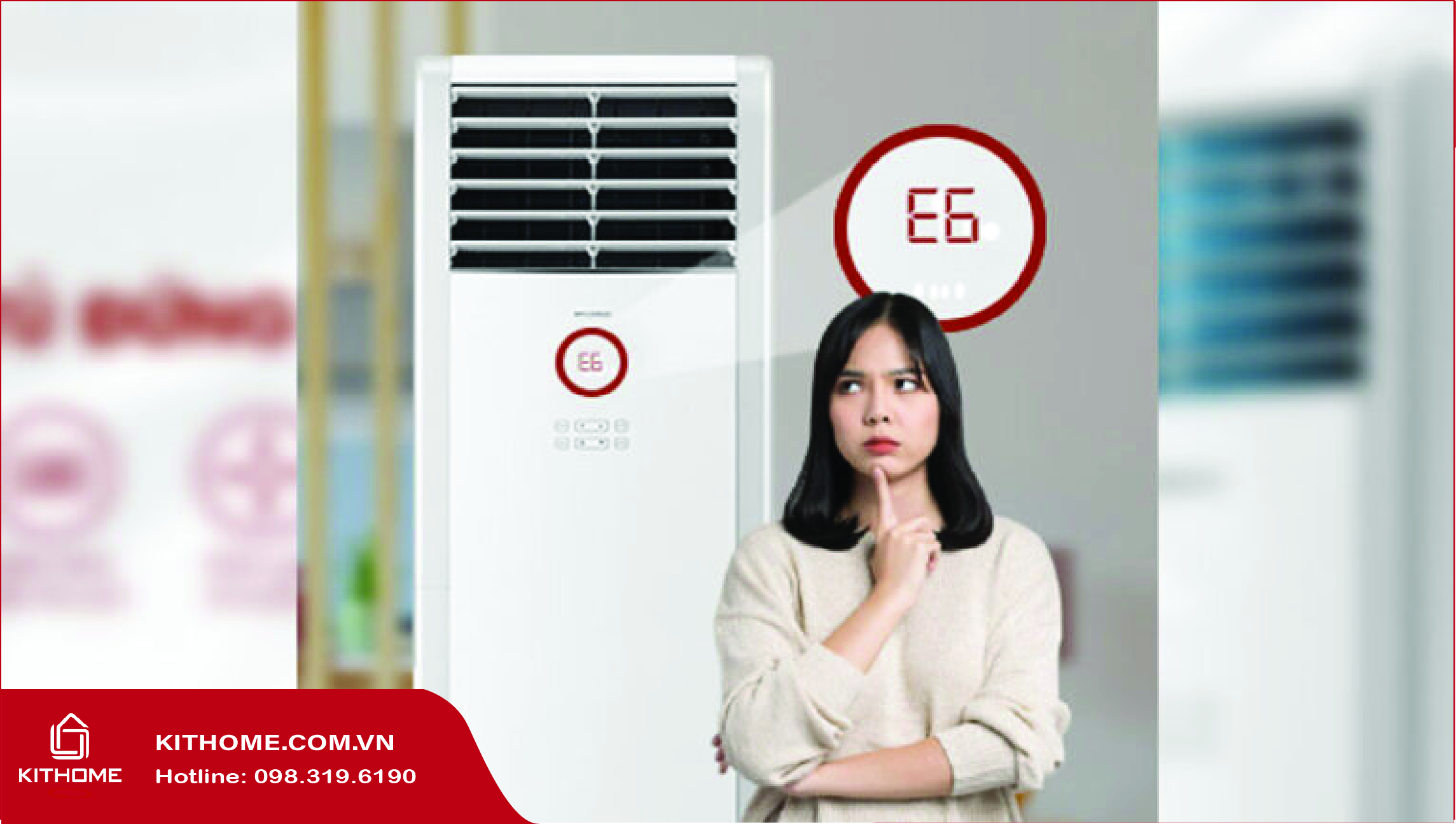 Điều hòa cây 1 chiều Gree GVC30AMXH-K6NNC7B lựa chọn hoàn hảo cho không gian sống hiện đại